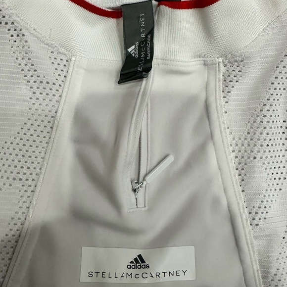 adidas by Stella McCartney white tennis top size small - Picture 9 of 10